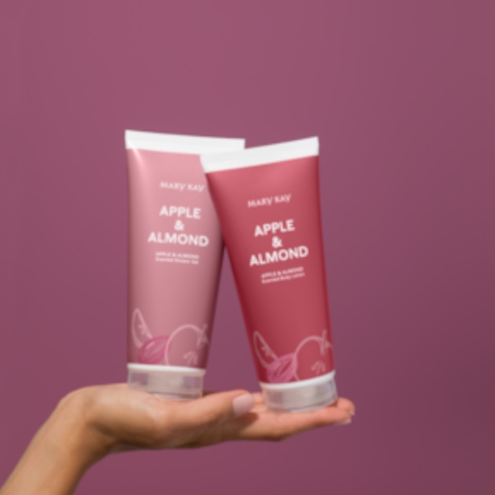 Mary Kay Apple & Almond Scented Shower Gel and Body Lotion